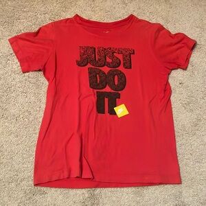 Red Nike graphic T
